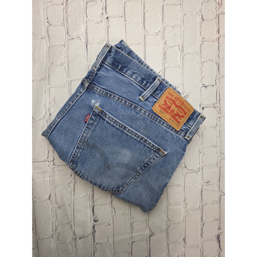 Levi's 550 Men's 40x32 Relaxed Fit Denim Jeans